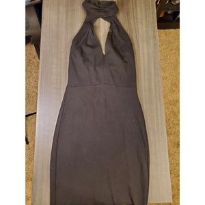 Low Back Halter Dress